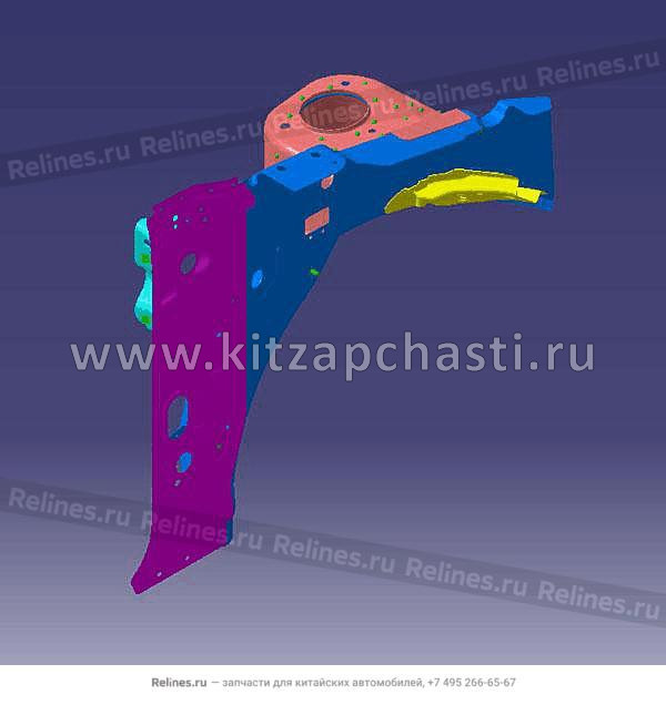 Арка колёсная передняя правая Chery Tiggo 2 Pro 509001097AADYJ