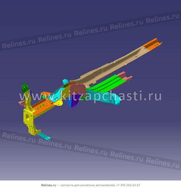 Лонжерон передний левый Chery Tiggo 3X 509001104AADYJ